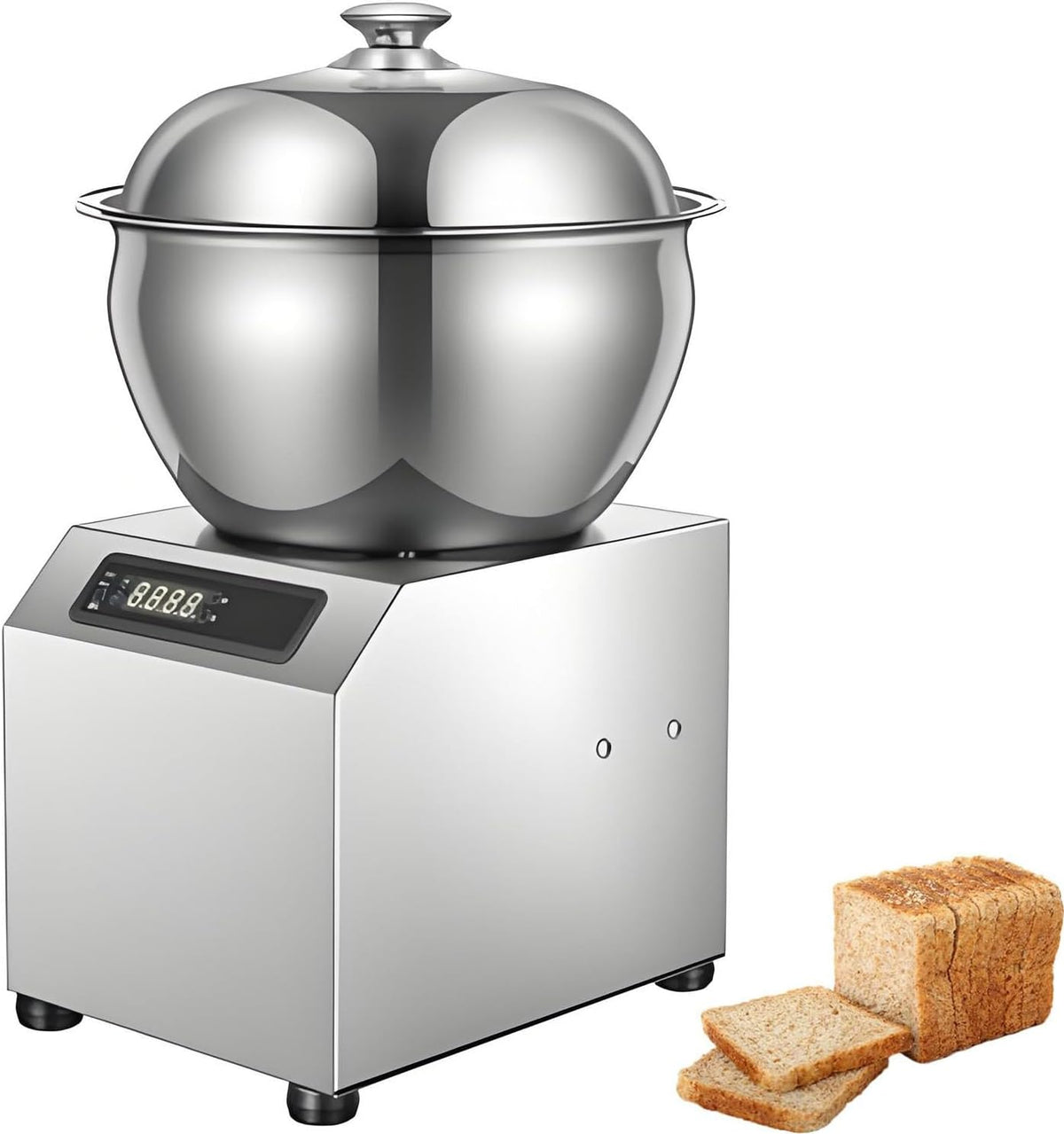 Generic Batidoras amasadora, Máquina para hacer masa, mezclador eléctrico de amasado con temporizador, potencia de 2200 W, velocidad de 1400 rpm para