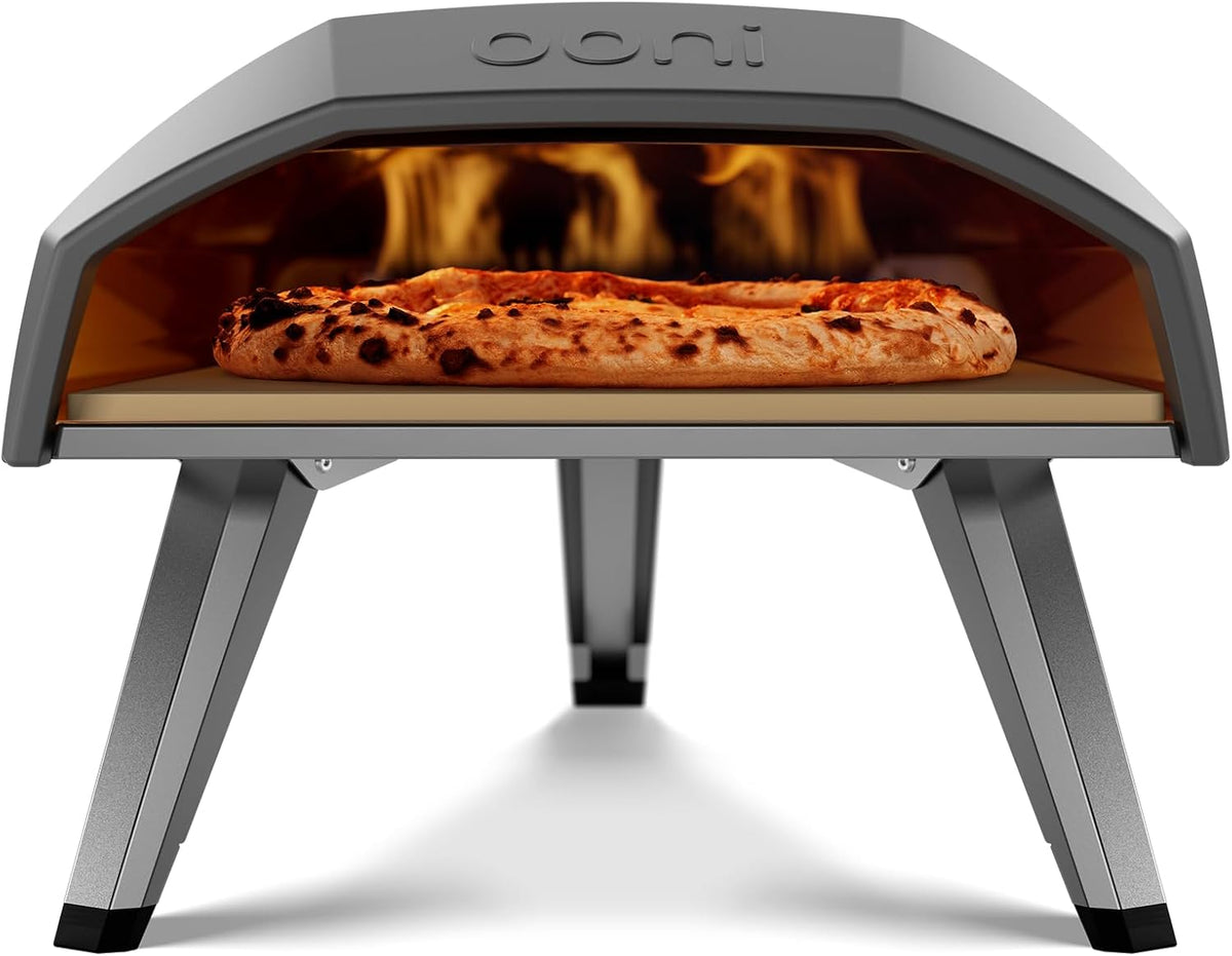 Ooni Horno de pizza exterior, Koda 12, Horno pizza gas portátil 30mBar, Pizza a la piedra en 60s, Horno para exteriores, Ligero y fácil de usar, Pizza