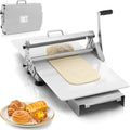 SULQING Laminadoras de masa para hornear, Laminadora de Masa Doméstica Plegable, Countertop Manual Dough Sheeter con Grosor Ajustable 0.5-25 Mm, Panel