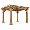 Pérgola de Madera de Pino Tratada 350 x 350 x 300 cm