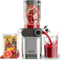 Anybear Licuadoras Single Auger, Exprimidor de 200 W Slow Juicer con 110 mm gran orificio de llenado para frutas y verduras enteras, caracol mejorado