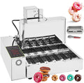 MWCBD Máquinas para hacer donut, 2000w buñuelos comerciales que hace la máquina, 4/6 líneas mini fabricante de rosquillas con panel de control
