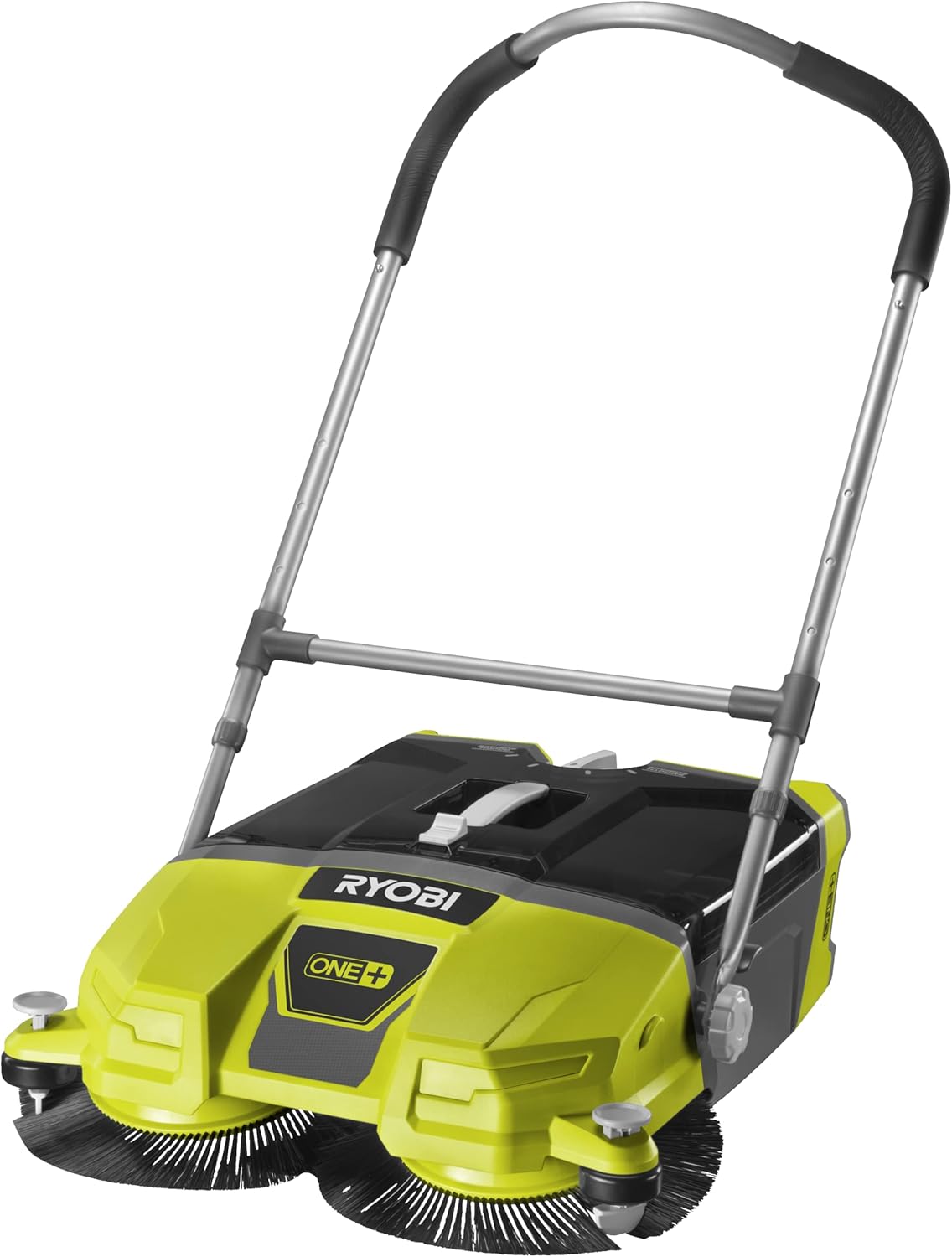 Barredora Motorizada 18V One+ - Ancho de Limpieza 53cm, Velocidad de Rotación 140 RPM - Mangos Ajustables, 2 Cepillos, 1 Colector Transparente 17L