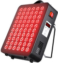 DeBangsi Tratamiento con infrarrojo, Dispositivo de terapia de luz roja para el cuerpo, de doble chip 660nm＆850nm, grado clínico 60 LEDs con