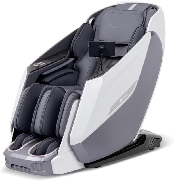 Sillones y asientos de masaje eléctrico COSTWAY, Sillón Masaje Eléctrica de Cuerpo Completo (Blanco)