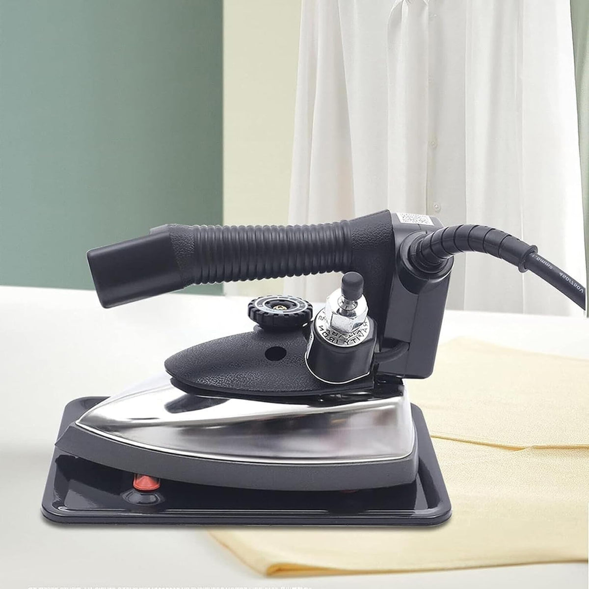 Planchas de vapor de Generic, Plancha de vapor comercial con tanque de agua de 3 litros, temperatura ajustable de 60 ~ 220 °C, plancha eléctrica