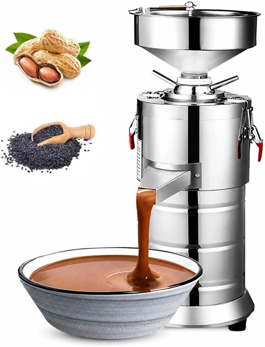 Máquinas para hacer pasta de GSHSHOU, Máquina Eléctrica de Mantequilla de Maní 15kg/h, 2850r/min