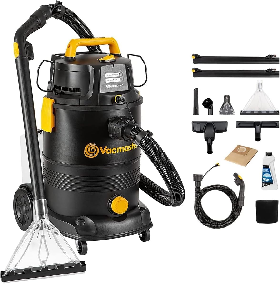 Aspiradoras para alfombra de Vacmaster, 3-in-1 Aspiradora Seco y Húmedo y Limpiador Tapicería 1300W 30L
