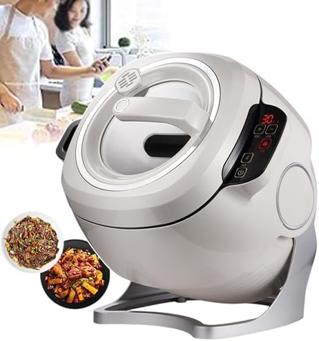 Minipicadora de Generic, Procesador de alimentos comercial, máquina de cocción Lazy Stir-fry, para freír, cocinar, con velocidad de 3 engranajes y