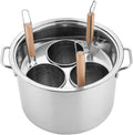 Ollas para pasta Generic, Olla de pasta, juego de insertos de acero inoxidable con colador, herramienta de cocción multiollas, olla con tapa, cesta de