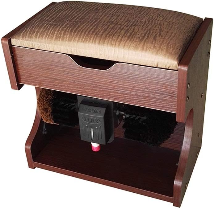 BDSDFSA Limpiadores de calzado, Máquina para Limpiar Zapatos, Limpiabotas y pulidora automática con Caja de Almacenamiento IC