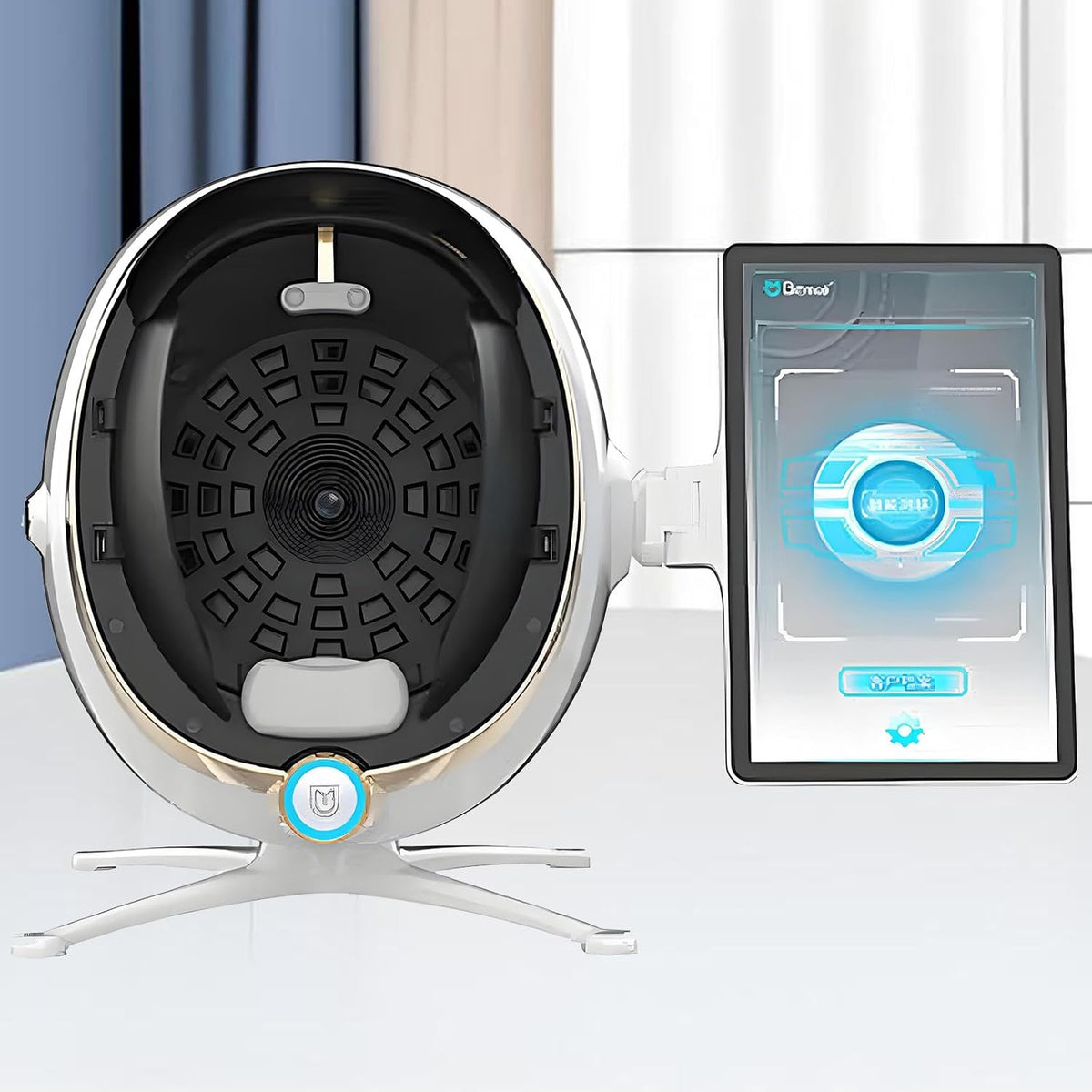 TozMvi Dispositivos antiarrugas y antienvejecimiento, Analizador Facial Inteligente 3D, Analizador De Humedad Facial con 8 Espectros, Herramienta De