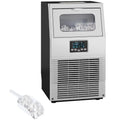 Máquinas para hacer hielo Máquina de cubitos de hielo comercial 30kg/24H Máquina de hielo con control digital, pala de hielo, autolimpiante Máquina de