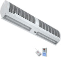 Aires acondicionados de pared Cortina de aire industrial - Máquina silenciosa ajustable de ahorro de energía con control remoto para supermercados
