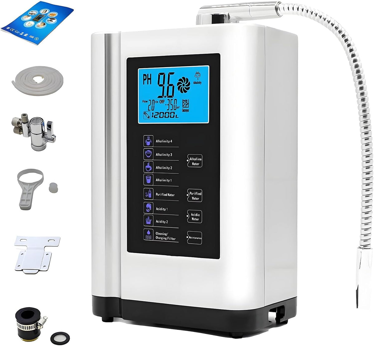 Purificadores de agua de DNEPEI, Ionizador de Agua alcalina y ácida para el Cuidado de la Piel yla Limpieza White