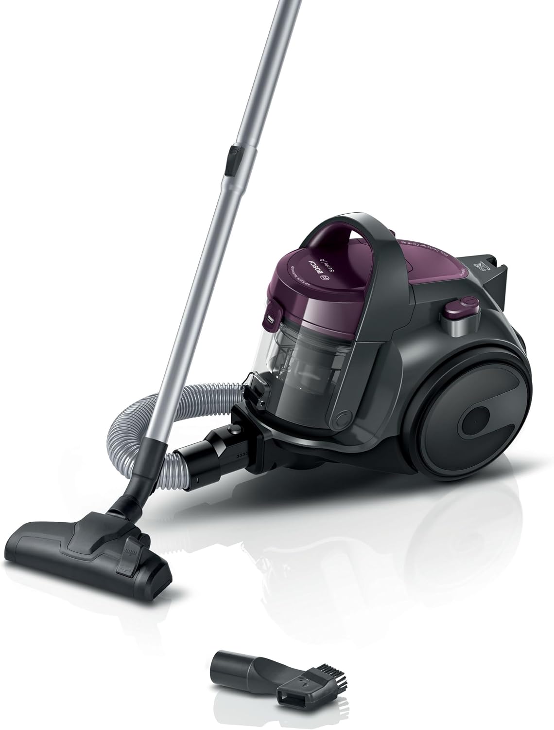 Aspiradoras de trineo Aspirador sin bolsa, Serie 2, Violeta, BGC05AAA1, Bosch