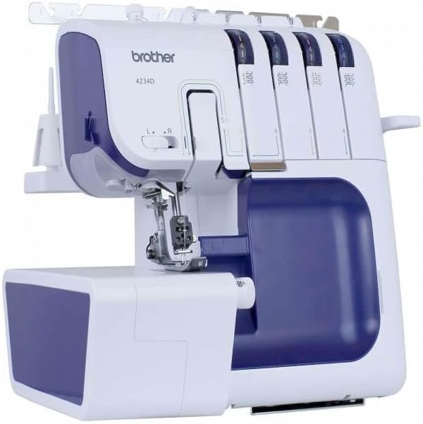 Máquinas para puntada de seguridad Overlock 4234D - Máquina cilíndrica de Cuatro Hilos con diferencial, Brother