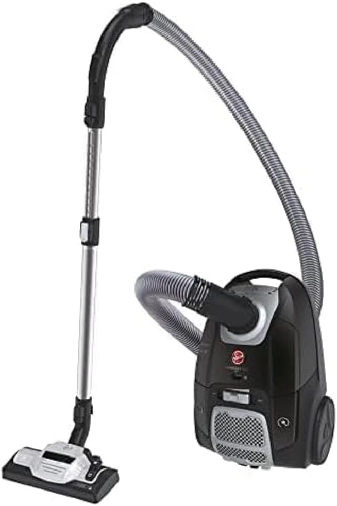 Hoover Aspiradoras de trineo, Aspiradora de suelo con bolsa de 3, 5 l, Aspiradora silenciosa (69 dBA) con sistema de eliminación automática de bolsas