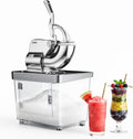 Garvee Picadores de hielo, Hielo Comercial 300W, Doble Cuchilla 300kg/h, Plateado