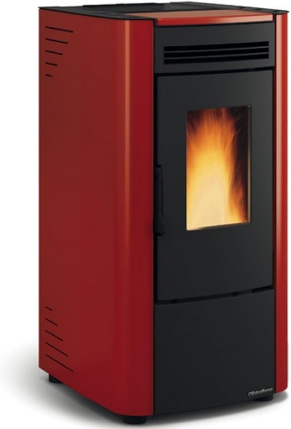 La Nordica - Extraflame Hornos chimenea, Estufa de pellets Ketty (6 kW) Metal Burdeos