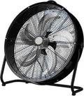 Ventiladores de suelo Ventilador de tambor industrial, circulación de aire de 3 velocidades de alta velocidad, metal resistente con cuchillas de