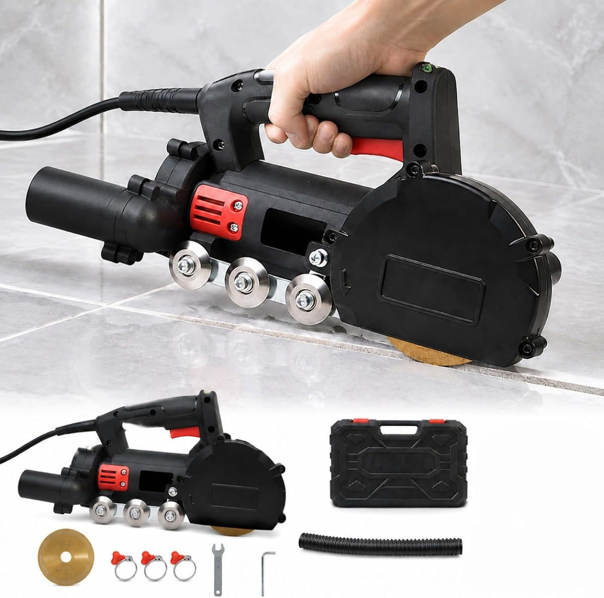 Máquinas de limpieza de suelo de KVTUYC, Máquina eléctrica para limpiar juntas de azulejos con hoja de sierra 1, 2mm