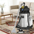 Aspiradoras para alfombra Máquina de Limpieza Comercial Multiusos, Limpiador de Alfombras Profesional 20L/30L/40L, con Potente Motor, para Pisos Duros