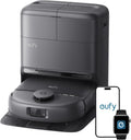 Robot aspirador eufy, C28 Omni Robot Aspirador y fregasuelos, HydroJet 15.000 Pa