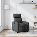 Sillones y asientos de masaje eléctrico de YNGBHFNOP, Masaje vibratorio reclinable Manual 135 Grados Gris 20.3