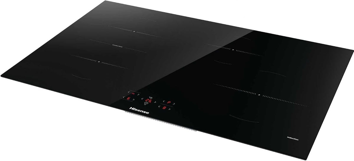 Placa de cocina Hisense, HI8421BSC - Placa de inducción (80 cm), color negro