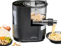 Máquinas para hacer pasta de Rommelsbacher, Máquina de pasta eléctrica PM 220, hasta 800 g, báscula integrada, suministro de agua controlado, 6