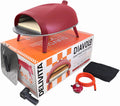 DeliVita Horno de pizza exterior, Diavolo - Horno de pizza portátil a gas, alimentado por propano, butano o botellas de camping, incluye accesorios