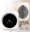 HEIHEIZI Lavadora, Combo de Lavadora y Secadora Portátil Mini 2 en 1, Mini Lavadora con Panel de Control LCD, Secadora Compacta con Tambor de Acero
