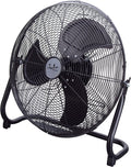 Jata VC3000 Ventiladores de suelo, Ventilador de aire industrial con 3 aspas metálicas. Gran ventilación. 3 velocidades. Multiorientable. Rejilla
