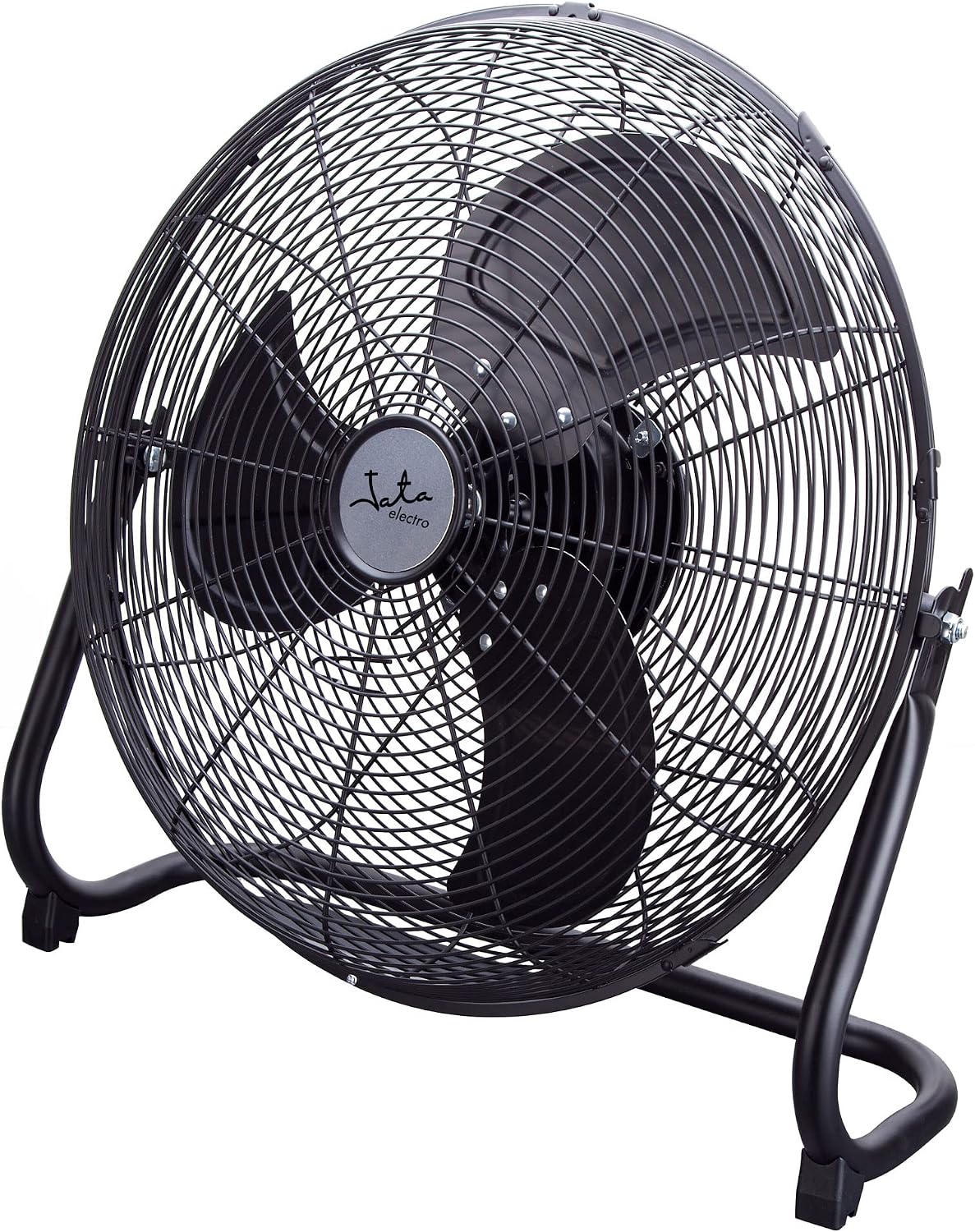 Jata VC3000 Ventiladores de suelo, Ventilador de aire industrial con 3 aspas metálicas. Gran ventilación. 3 velocidades. Multiorientable. Rejilla