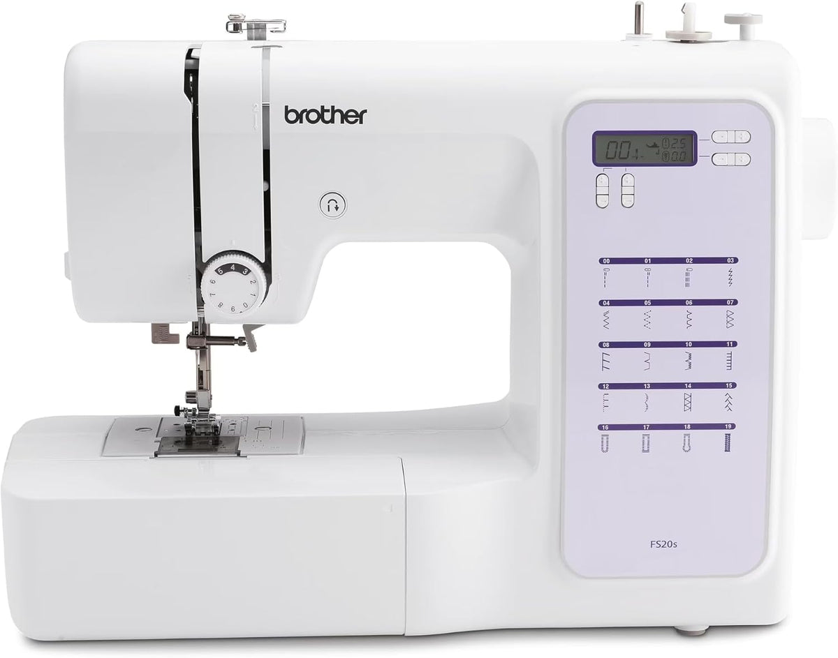 FS20S de Brother, máquinas de coser básica, Máquina de coser Electrónica, 32 funciones de costura, Portatil