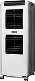 Aire acondicionado portátil Ventilador de refrigeración evaporativo resistente con tanque de 30 L, temporizador de 7 horas, aire acondicionado