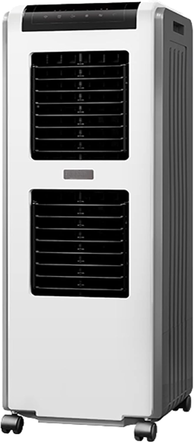 Aire acondicionado portátil Ventilador de refrigeración evaporativo resistente con tanque de 30 L, temporizador de 7 horas, aire acondicionado