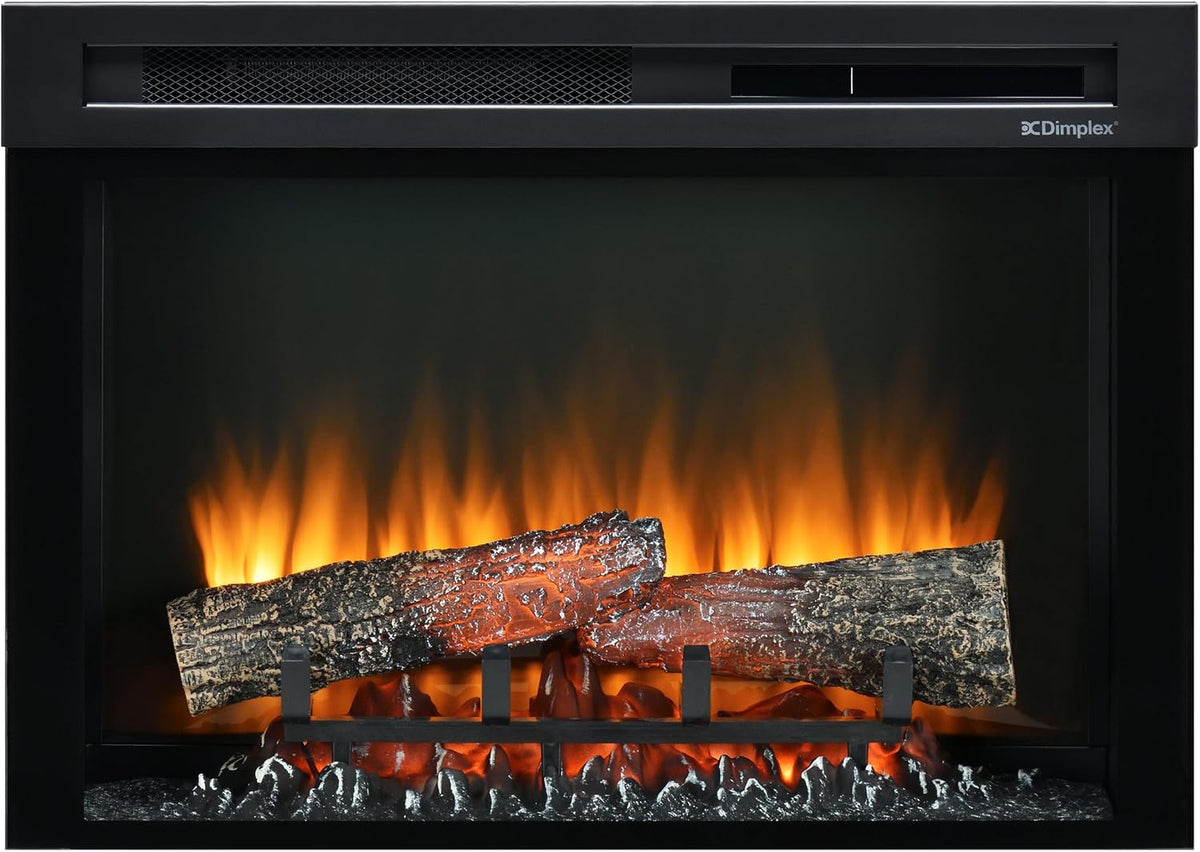 XHD26 de Dimplex, chimenea eléctrica, Firebox 210975 Efecto Llama Optiflame - Lámparas LED duraderas - Chimenea eléctrica con calefacción - Inserto de