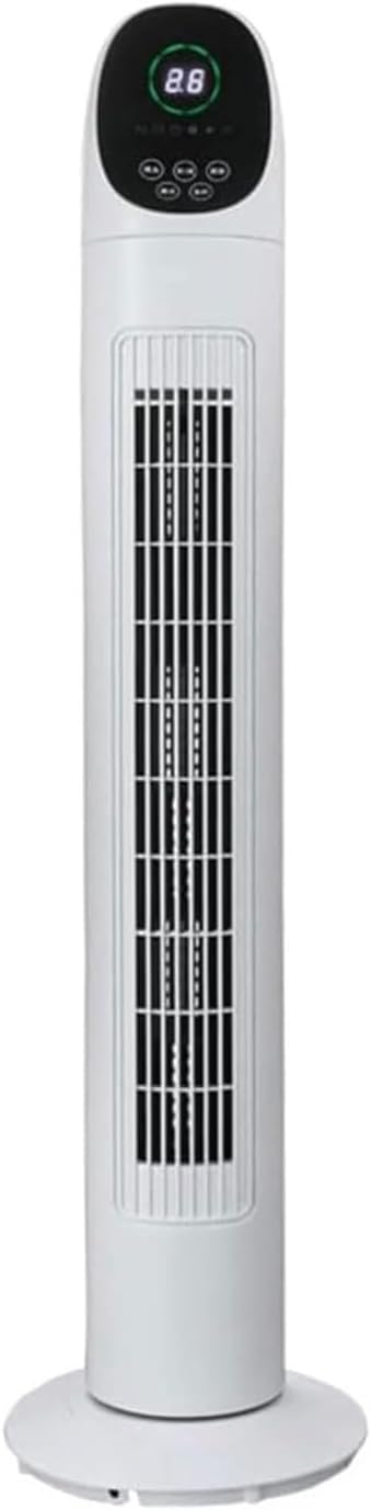 Ventilador de torre torre sin aspas, circulador de aire oscilante de 3 velocidades con pantalla digital, temporizador de 7.5 horas, refrigeración