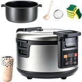 Teteras de té caliente de Generic, Máquina de 5l-16l Olla de Perlas Totalmente Automática con Panel Táctil Inteligente y Ajuste de Temperatura y