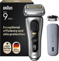 Afeitadoras eléctricas de láminas para hombre Braun, Series 9 Pro+ Afeitadora Eléctrica Hombre, Máquina de Afeitar Barba, PowerCase, En Seco Y En