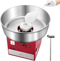 Máquinas de algodón de azúcar de VEVOR, Máquina Eléctrica para Hacer Algodón de Azúcar, 1000 W, con Recipiente Acero Inoxidable de 52 cm, Cuchara para
