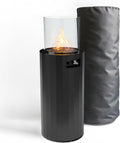 Calentadores y estufas de exterior Planika, Chimenea de gas exterior BINO - Calentador portátil para jardín y terraza
