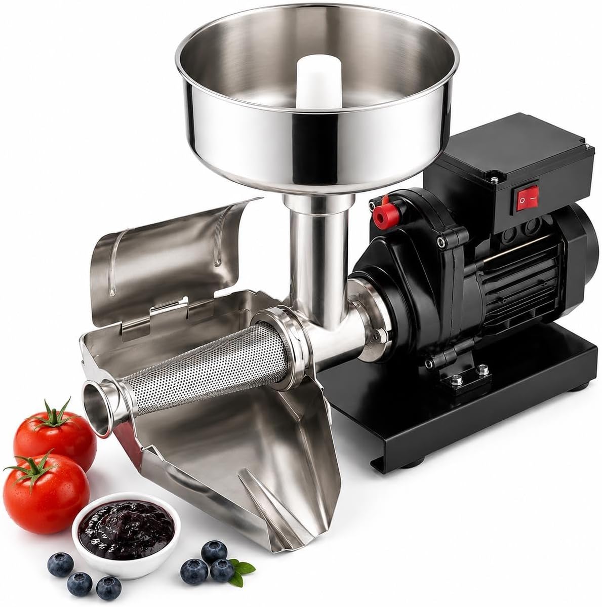 Trituradoras para la verdura de TYYZDM, Fabricante Comercial De Salsa De Tomate 450W, Molino De Acero Inoxidable