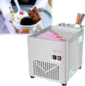 RayGenius Heladera, Heladora Comercial De Acero Inoxidable con 2 Raspadores - Heladora, MáQuina De Helados Fritos para Hacer Rollos De Helado