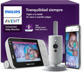 Monitores de vídeo de AVENT, PHILIPS Avent Vigilabebés Conectado con Wi-Fi, cámara HD de Calidad, visión Nocturna por Infrarrojos, detección de llanto