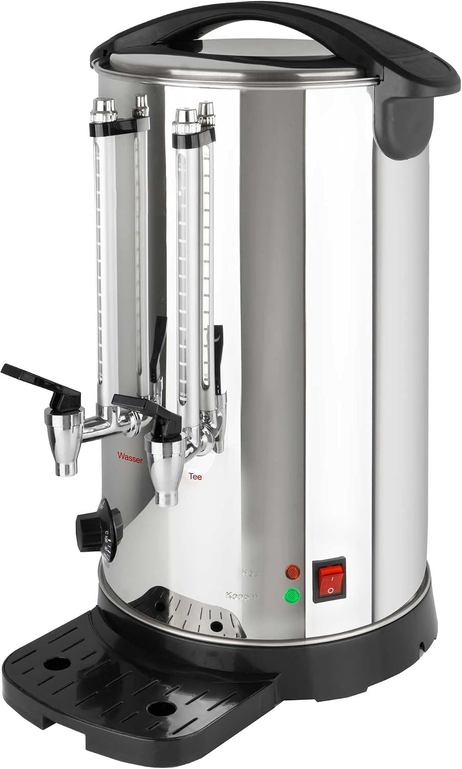 Teteras de té caliente Caytime, Tetera A30, Máquina de té aislada con doble pared, Samovar Semaver 30 litros