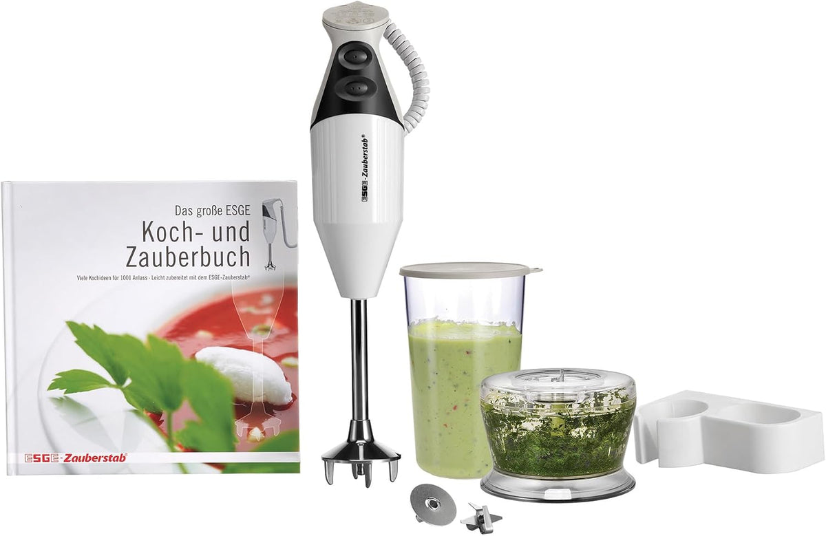 Batidoras de mano Unold M 160 G Gourmet, Antracita, Blanco, 160 W, 230 V, 50 Hz, 72 x 72 x 348 mm - Licuadora, ESGE Zauberstab