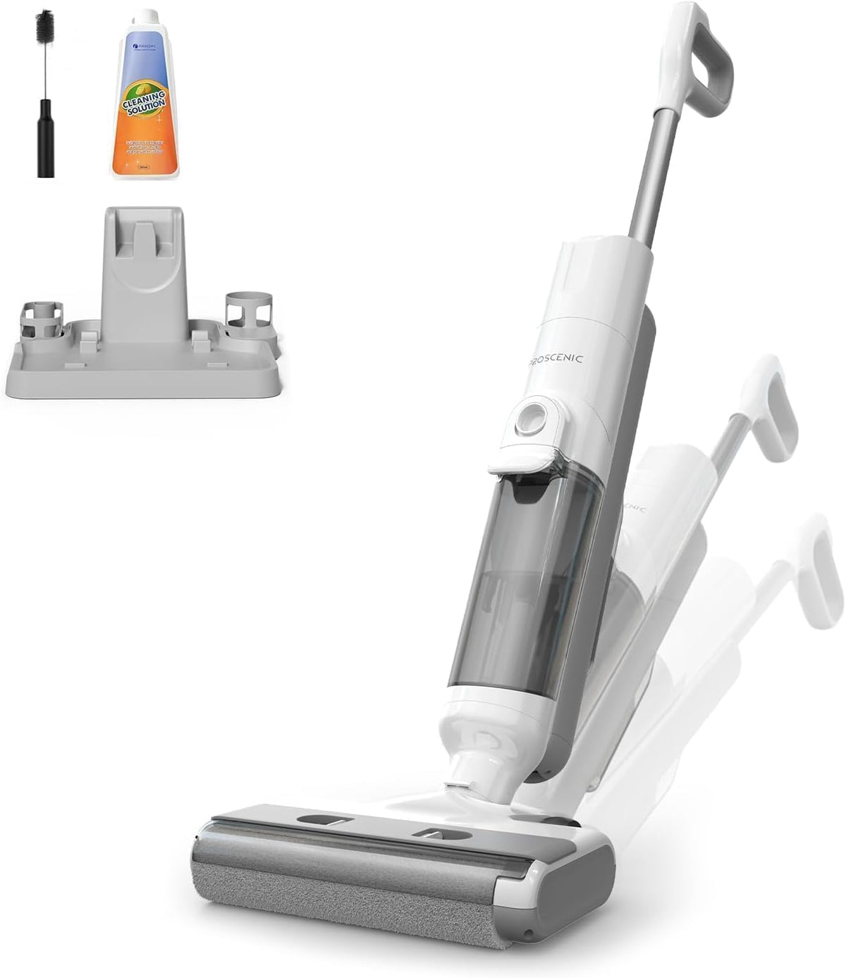 Aspiradoras vertical F10 Ultra+ Aspiradora Escoba sin Cable en Seco y Húmedo, 60 Min de autonomía, Autolimpieza, Limpia Esquinas y Bordes, para Suelos